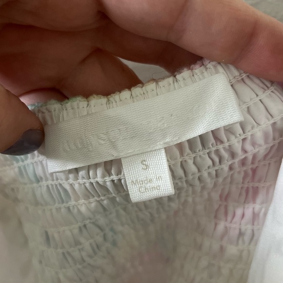 SOLD 🐰 Adyson Parker Spring Lilac Cotton Eyelet Embroidered V-neck Maxi Dress - Picture 7 of 8